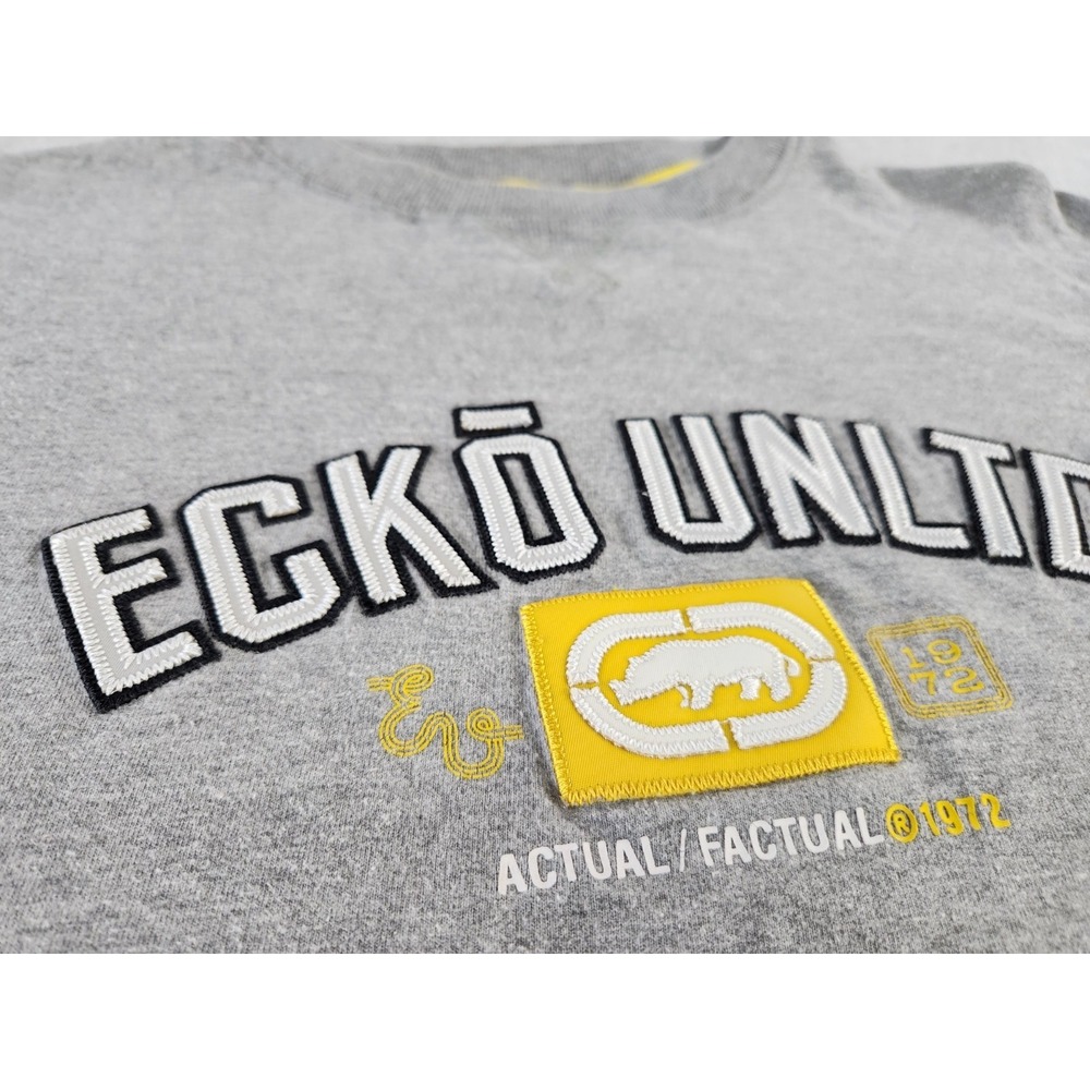 Vintage Y2K Echo Unlimited Thick T-shirt Pittsburgh Steelers Colors Men's XL 2XL - Picture 3 of 12